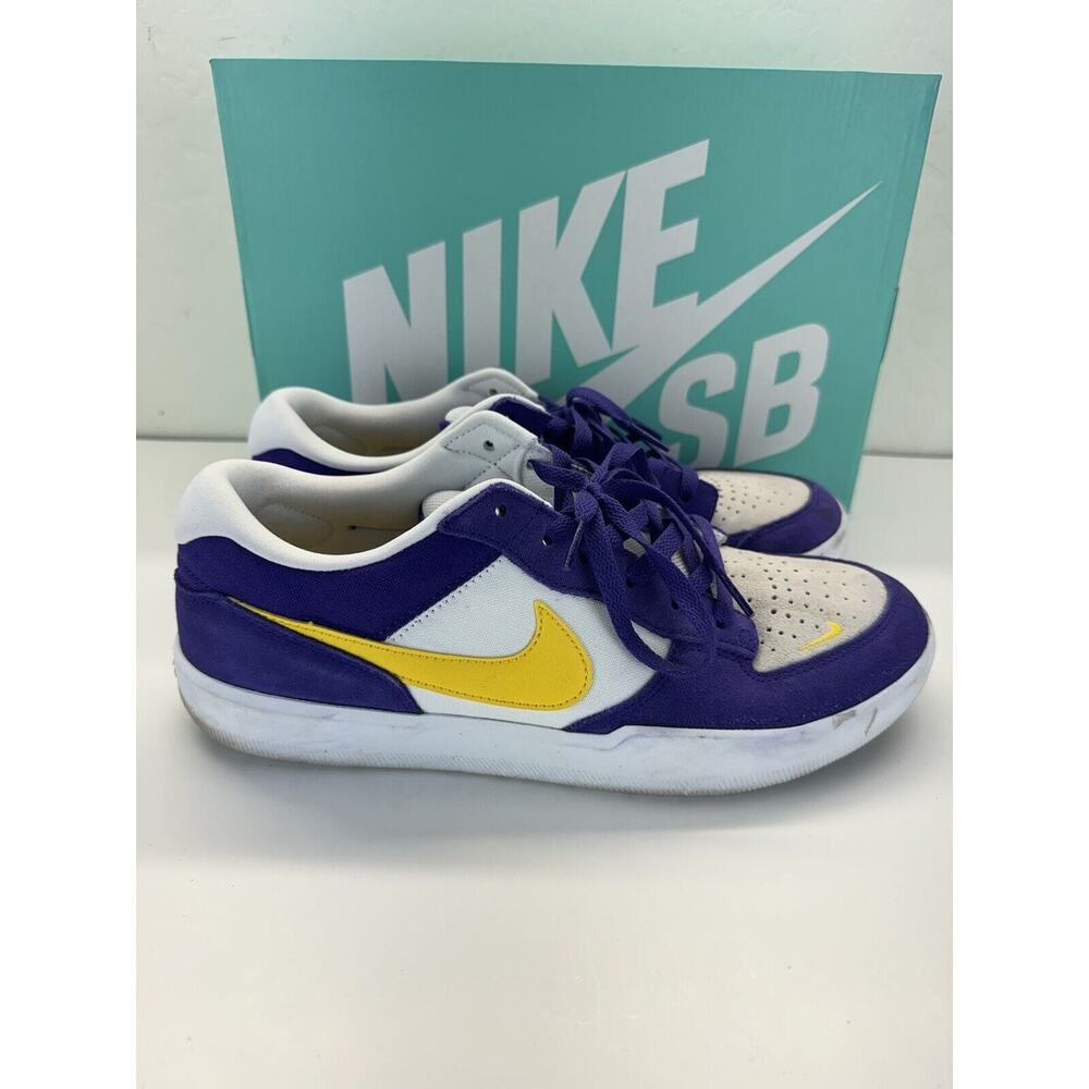 Nike SB Forceβ 58 Skate Shoes, Court Purple/White/White/Amarillo DV5477-500